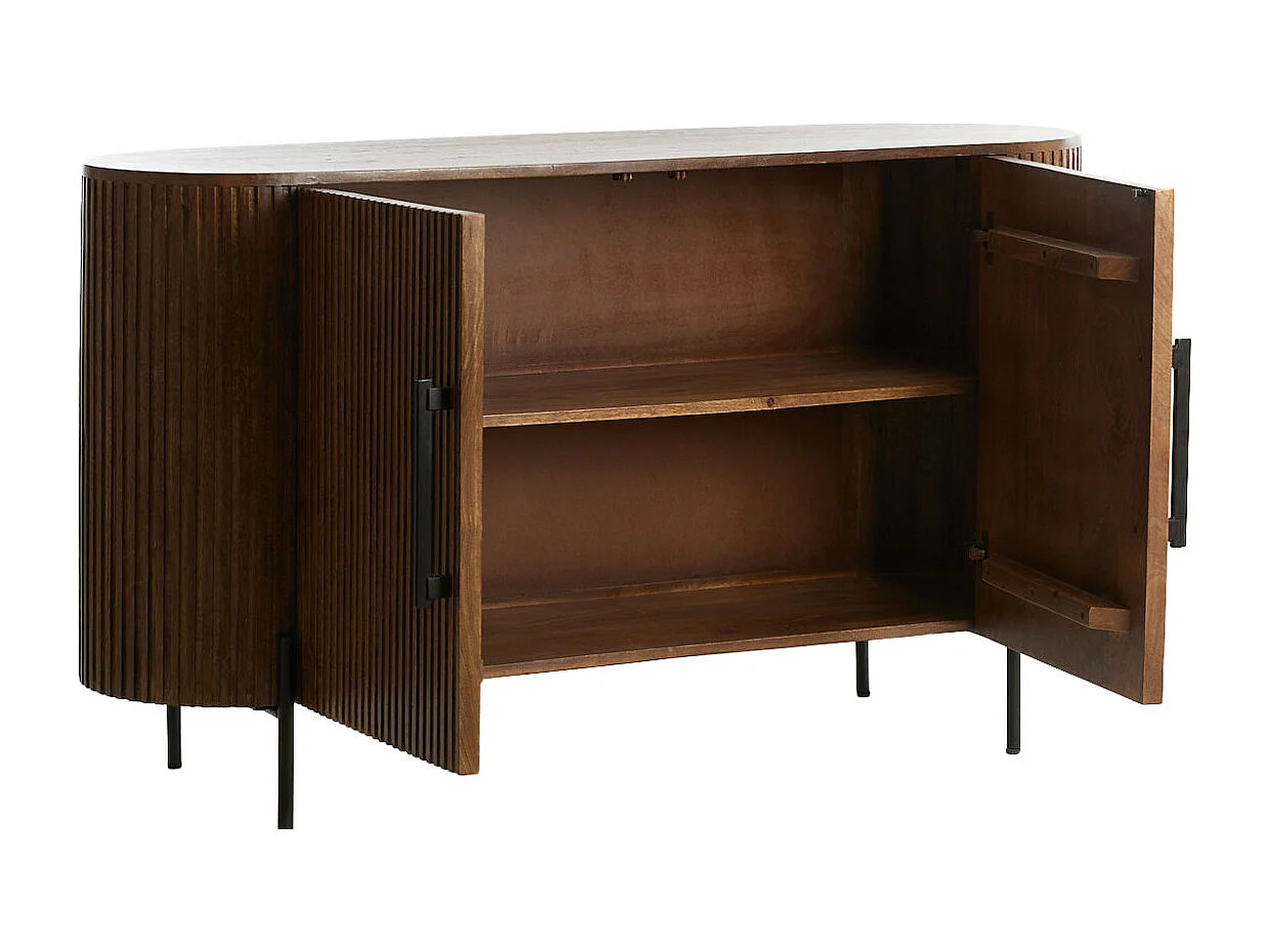 Schrank DUMOSI - 140x40x78cm - Braun