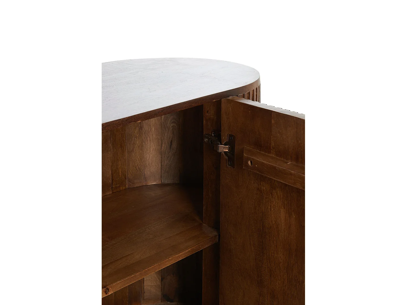 Schrank DUMOSI - 140x40x78cm - Braun