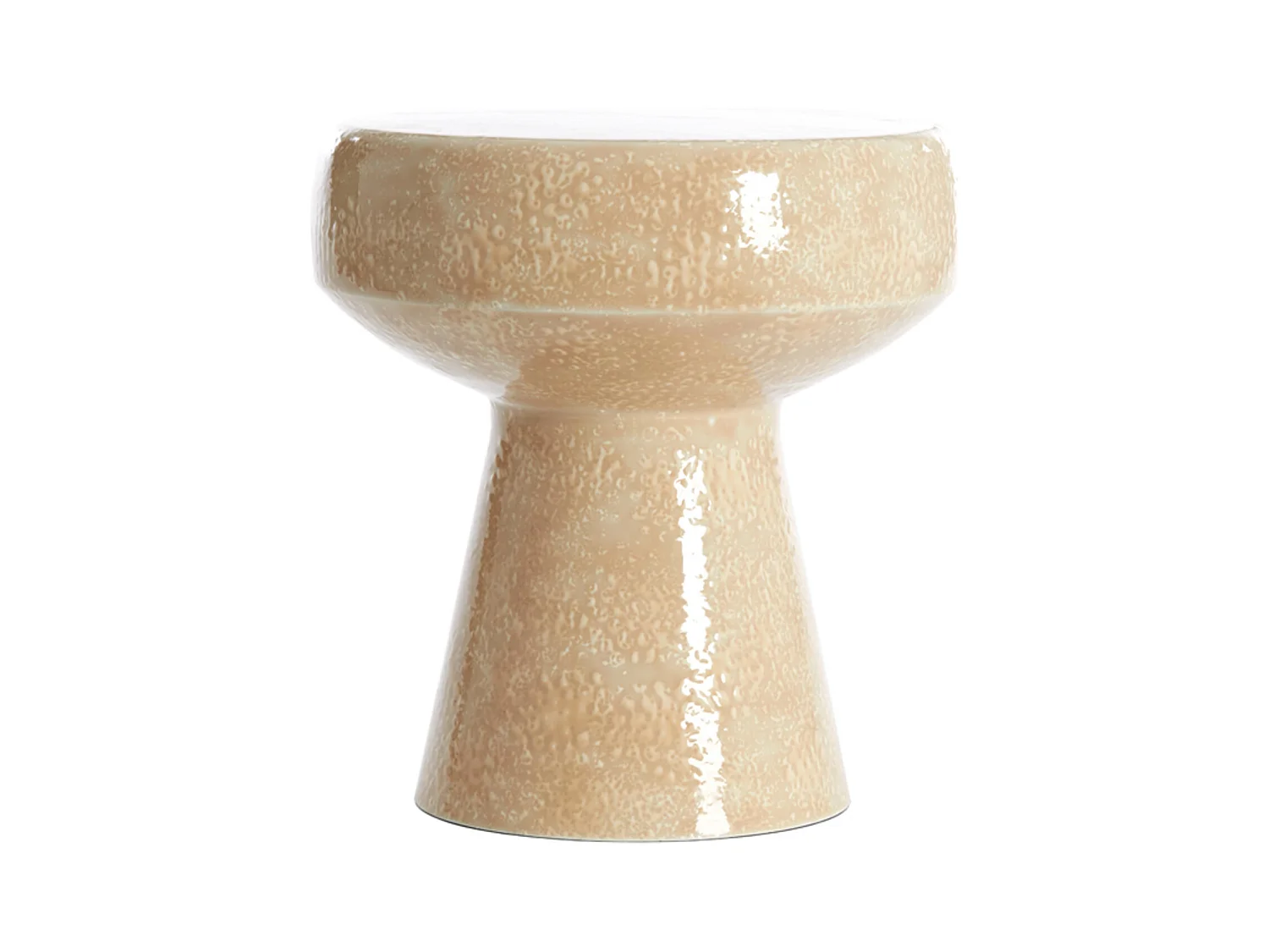 Table d'appoint DAKWA - Ø38x42cm - Marron