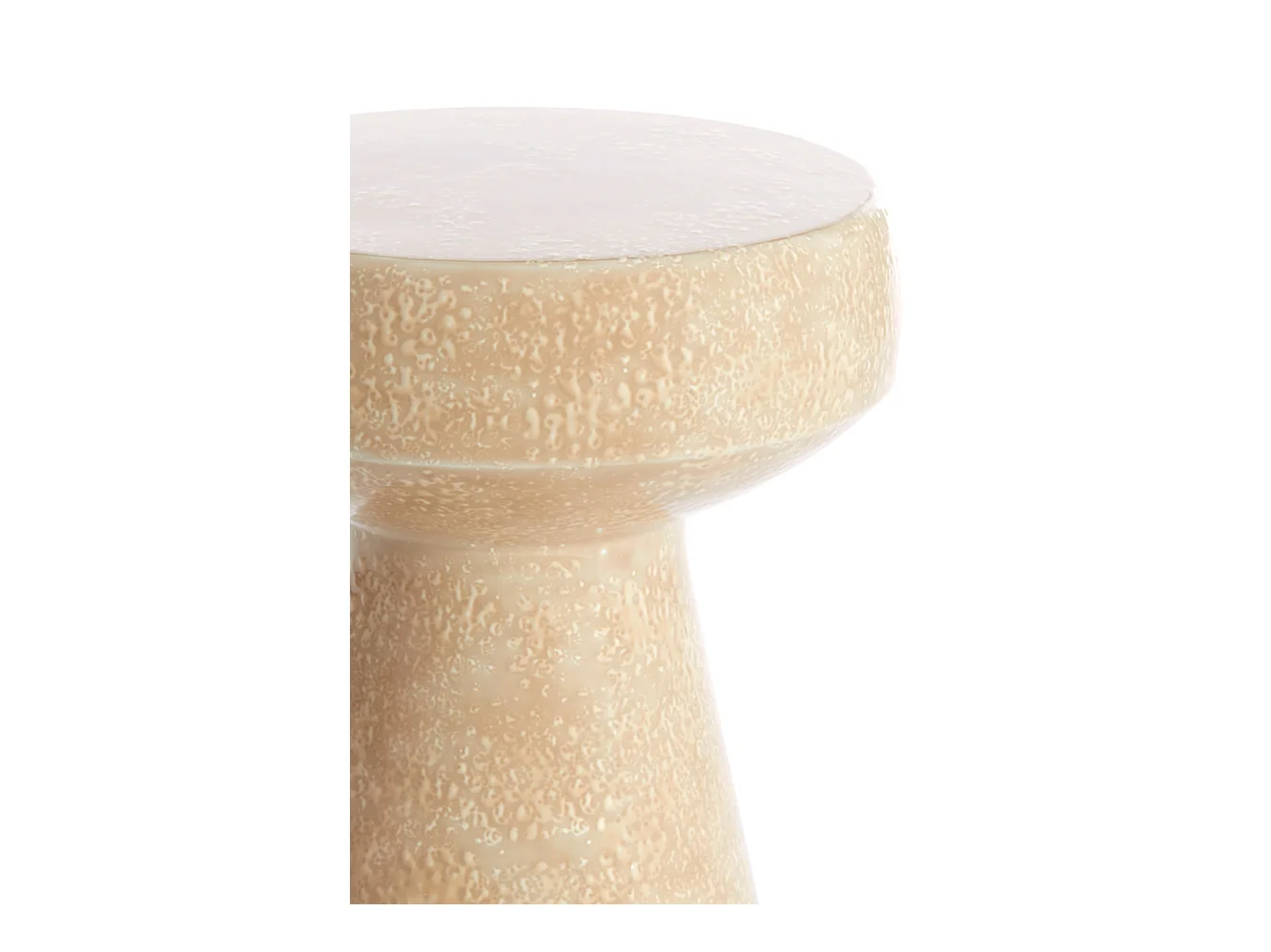 Table d'appoint DAKWA - Ø38x42cm - Marron