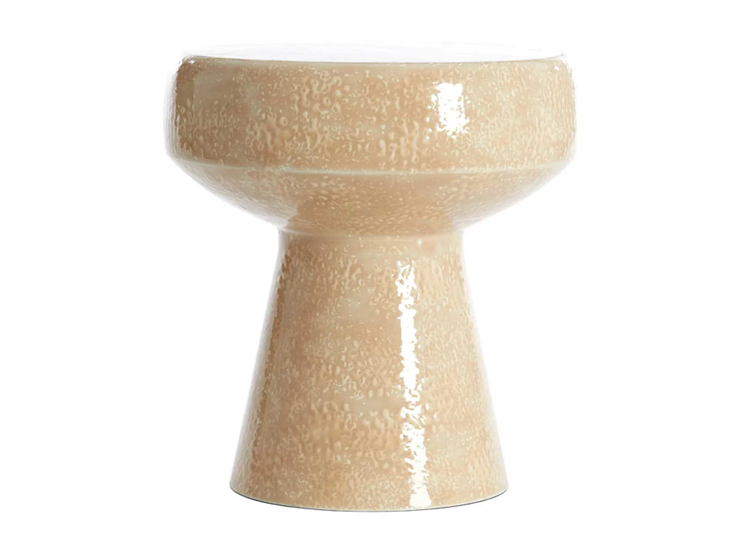 Table d'appoint DAKWA - Ø38x42cm - Marron