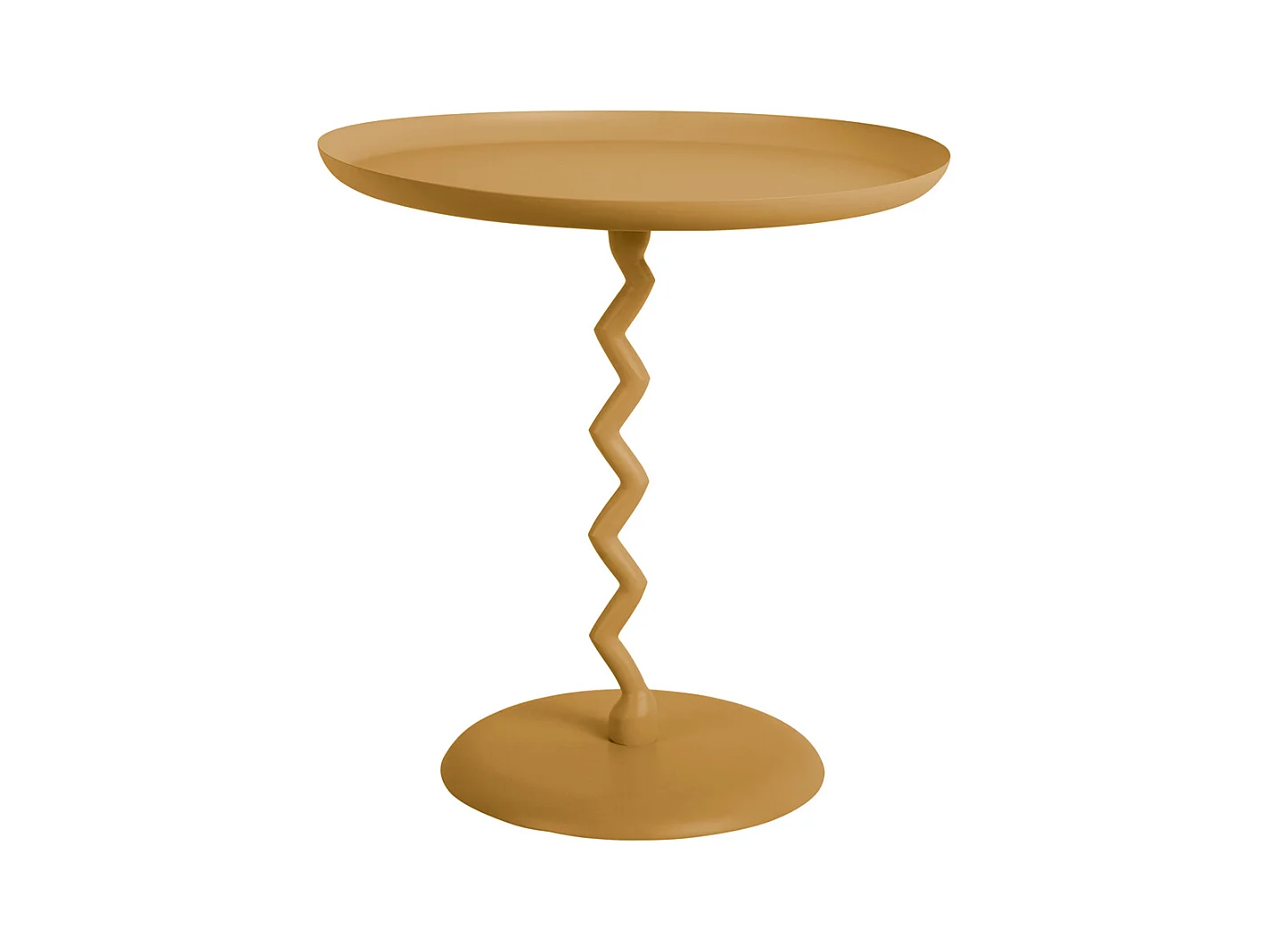 Table d'appoint Zig Zag Medium - Jaune ocre