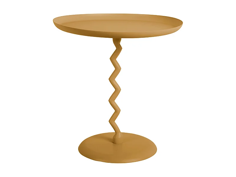 Table d'appoint Zig Zag Medium - Jaune ocre