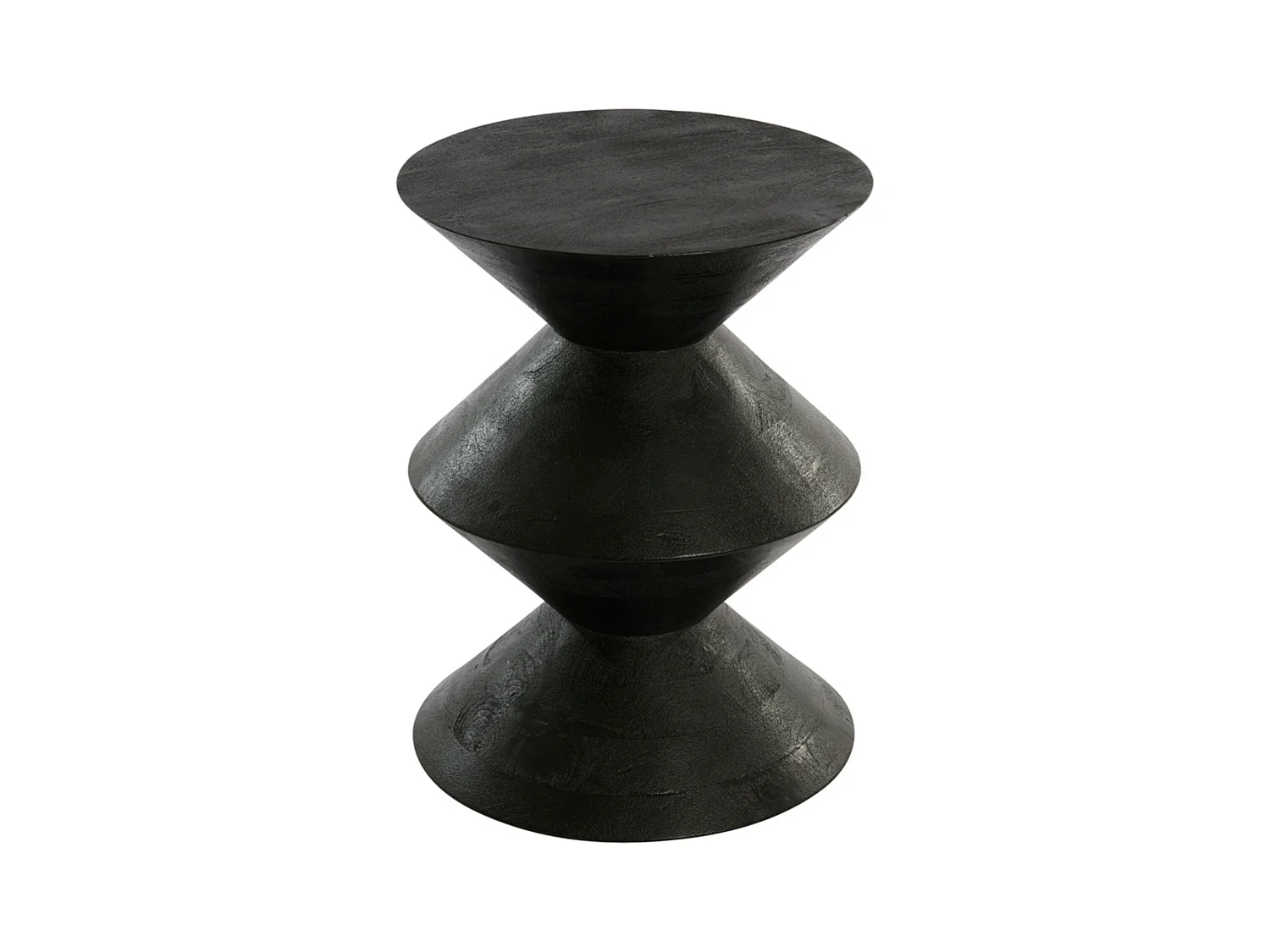Table d'appoint LARUS - Ø45x60cm - Noir