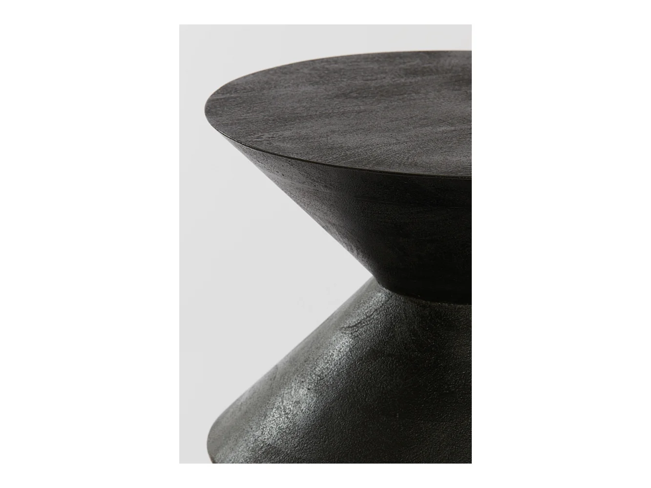 Table d'appoint LARUS - Ø45x60cm - Noir