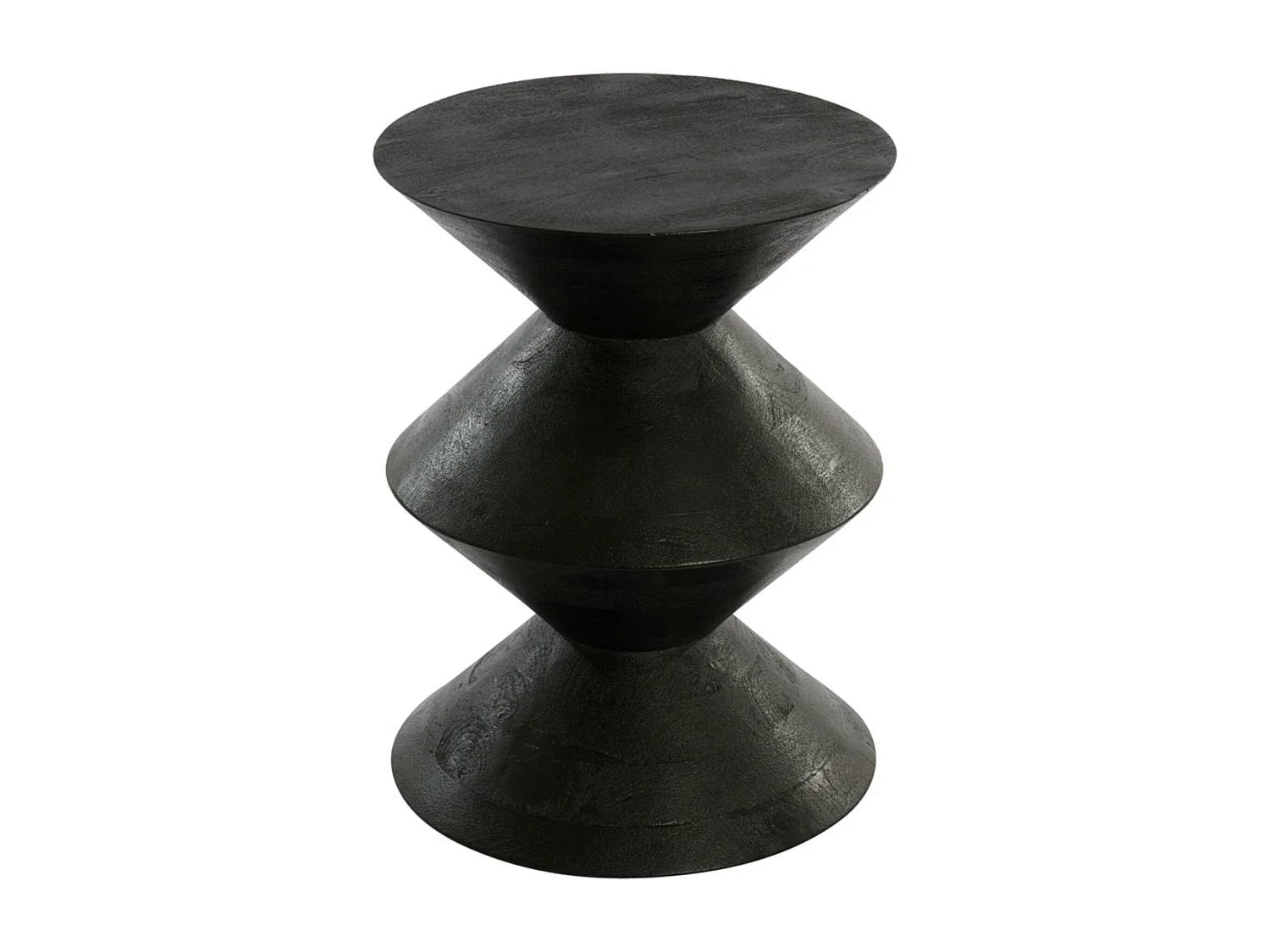Table d'appoint LARUS - Ø45x60cm - Noir