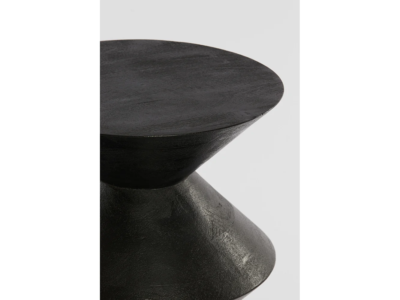 Table d'appoint LARUS - Ø45x60cm - Noir