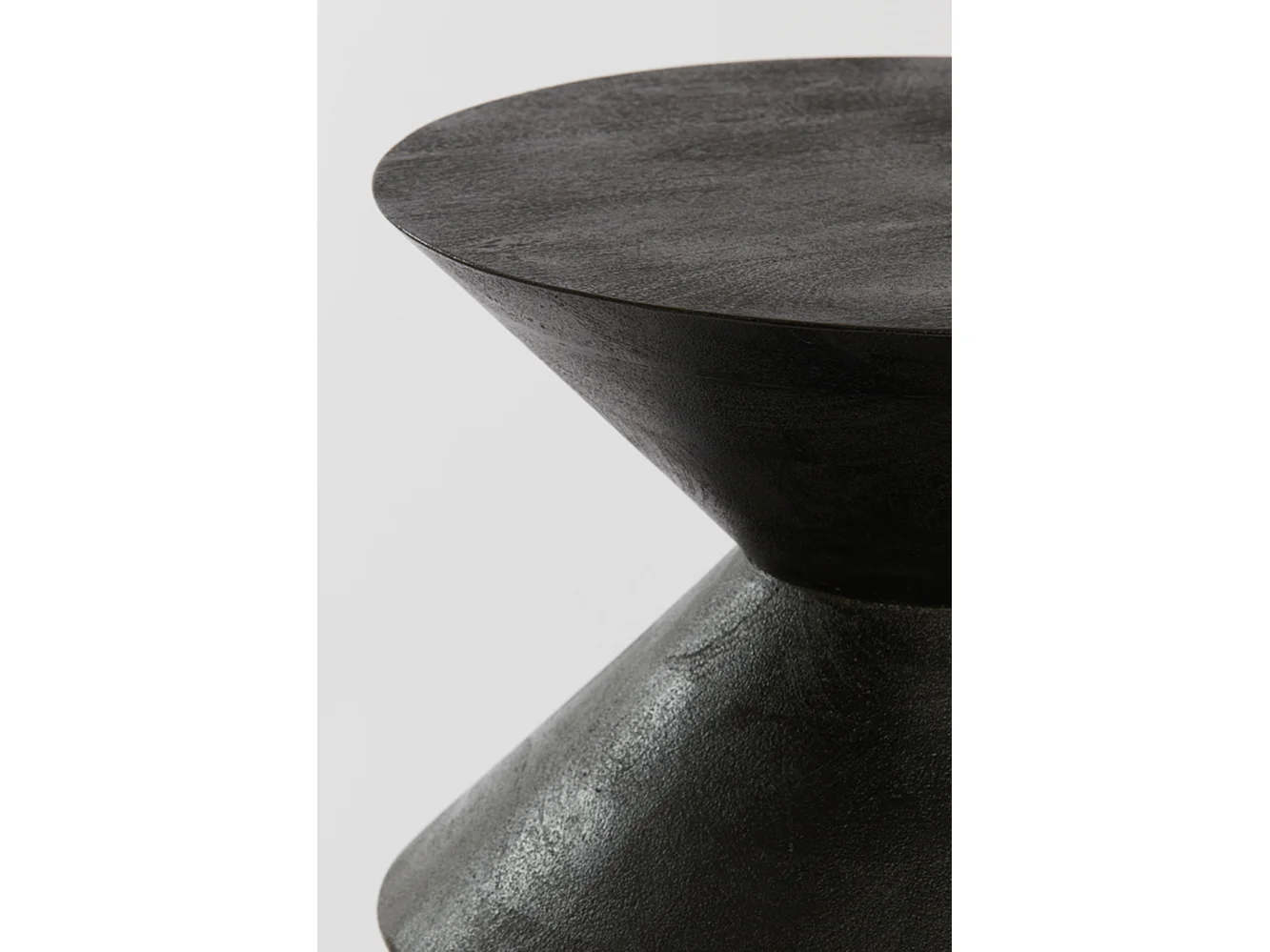 Table d'appoint LARUS - Ø45x60cm - Noir