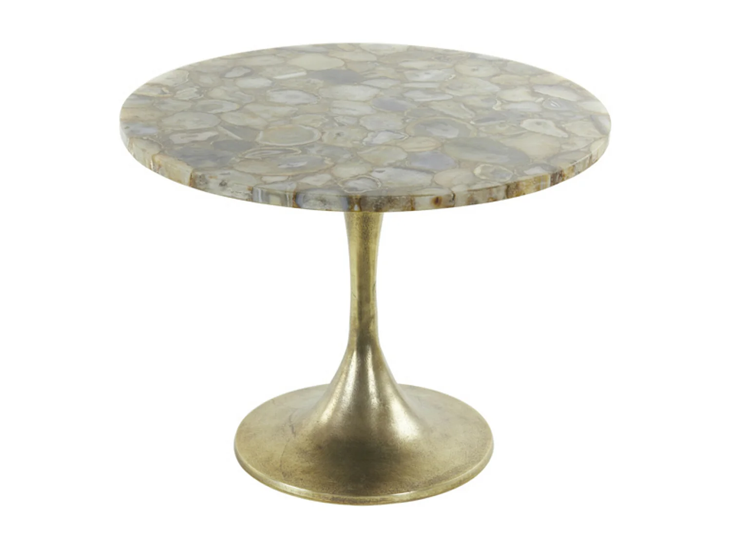 Table d'appoint RICKERD - Ø61x41cm - Jaune