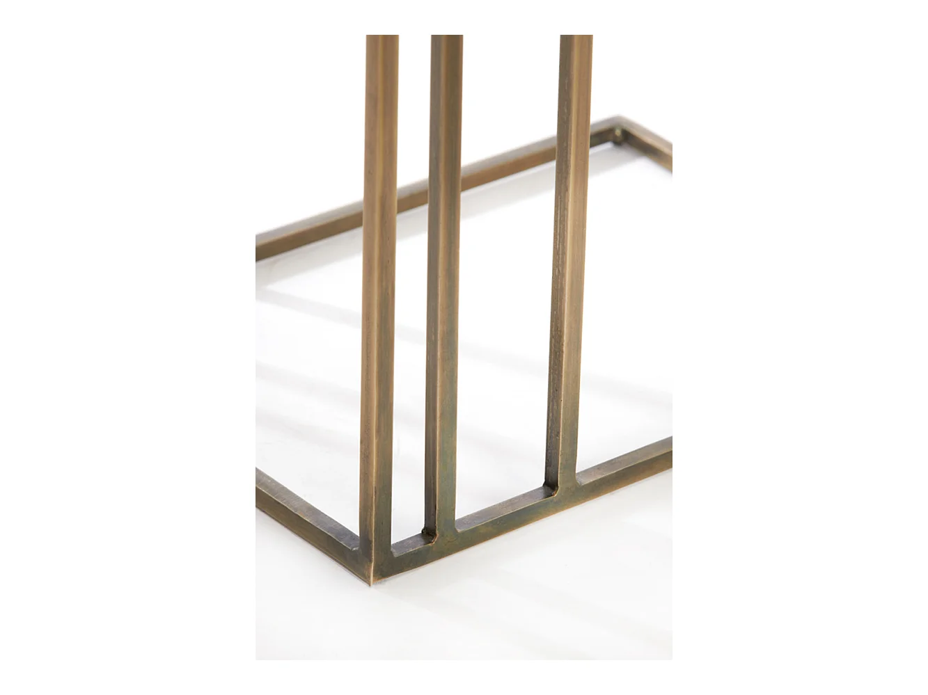 Table d'appoint ROSHAN - 41x31x66cm - Marron