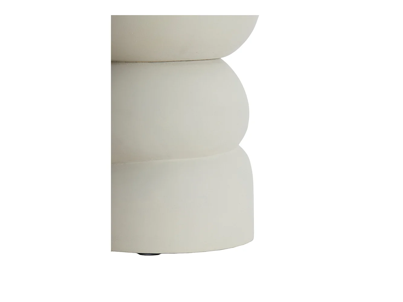 Table d'appoint AZALIO - Ø35x45cm - Blanc