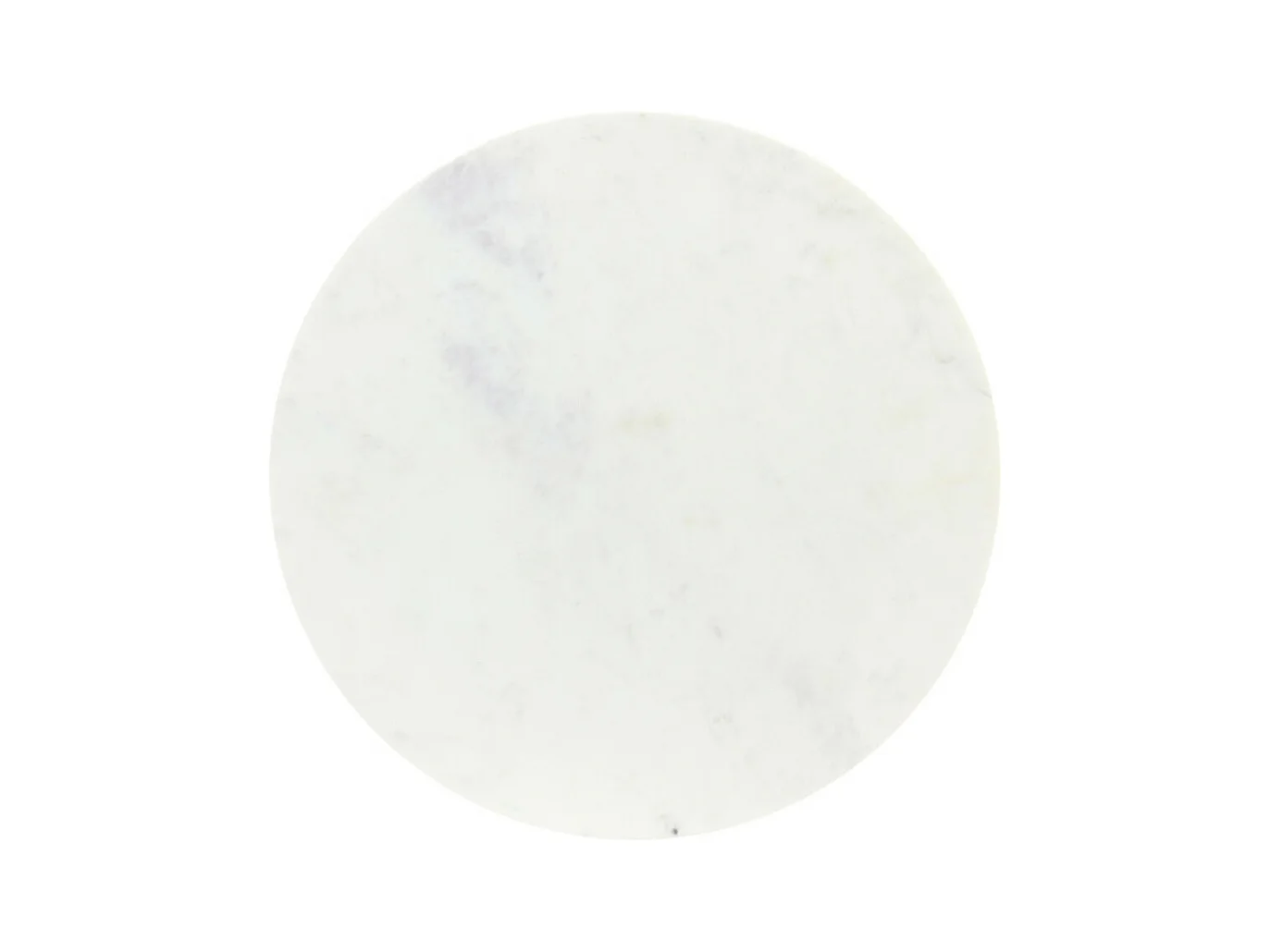 Table d'appoint RICKERD - Ø48x53cm - Blanc