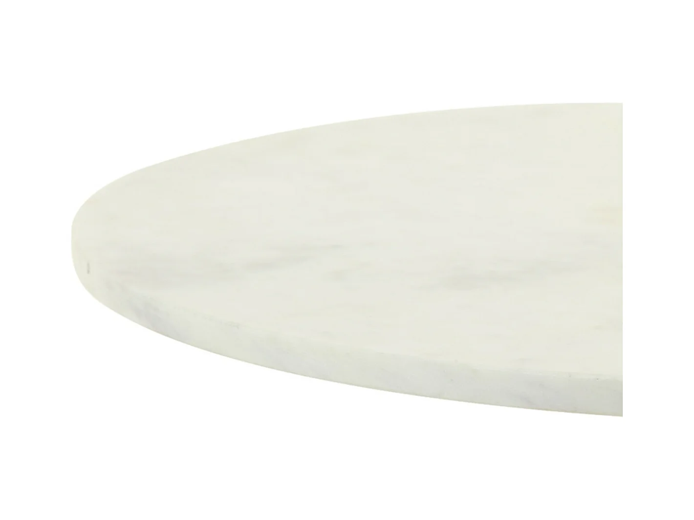 Table d'appoint RICKERD - Ø48x53cm - Blanc