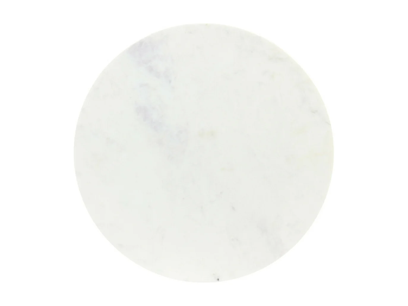 Table d'appoint RICKERD - Ø48x53cm - Blanc