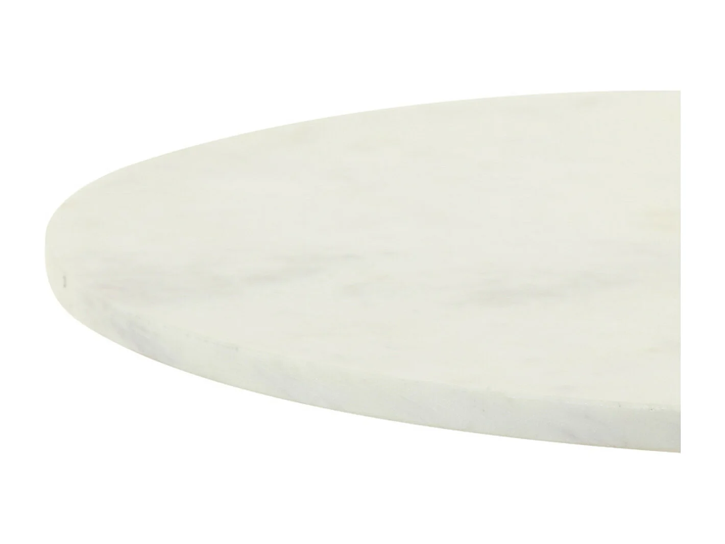 Table d'appoint RICKERD - Ø48x53cm - Blanc
