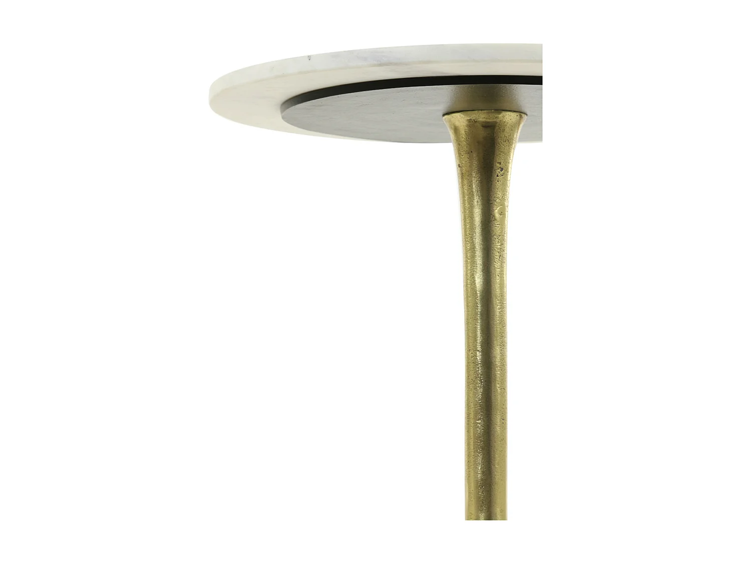 Table d'appoint RICKERD - Ø48x53cm - Blanc