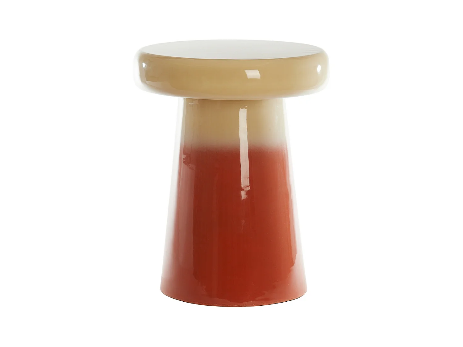 Table d'appoint SAKIZ - Ø40,5x51cm - Blanc