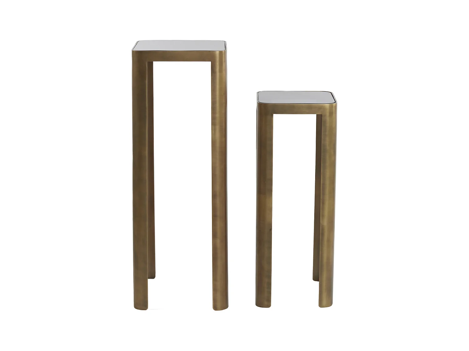 Colonne OXE - Ø35x100cm - Bronze - Lot de 2