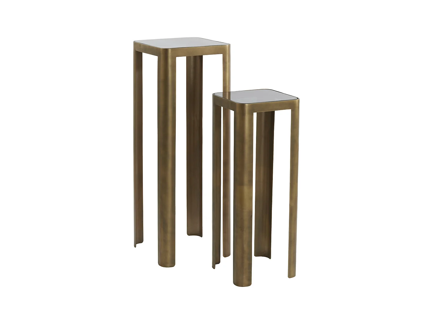 Colonne OXE - Ø35x100cm - Bronze - Lot de 2