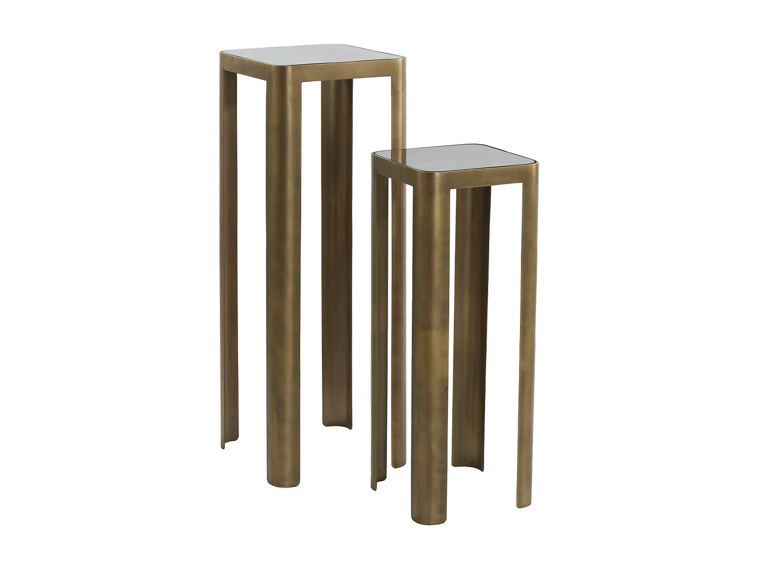 Colonne OXE - Ø35x100cm - Bronze - Lot de 2