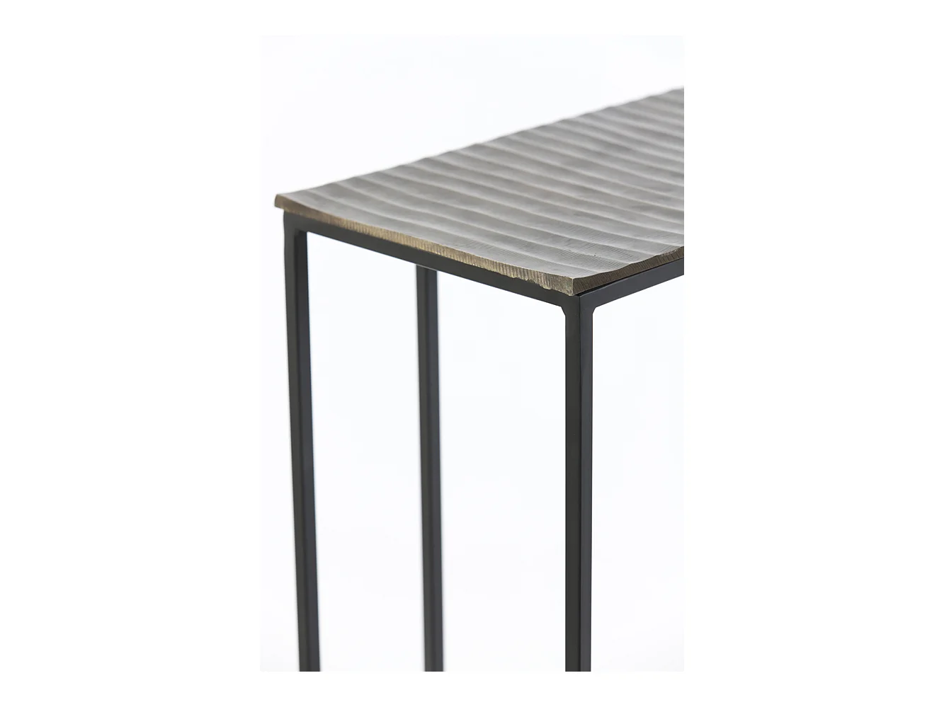Table d'appoint MACY - 48x26x60cm - Bronze