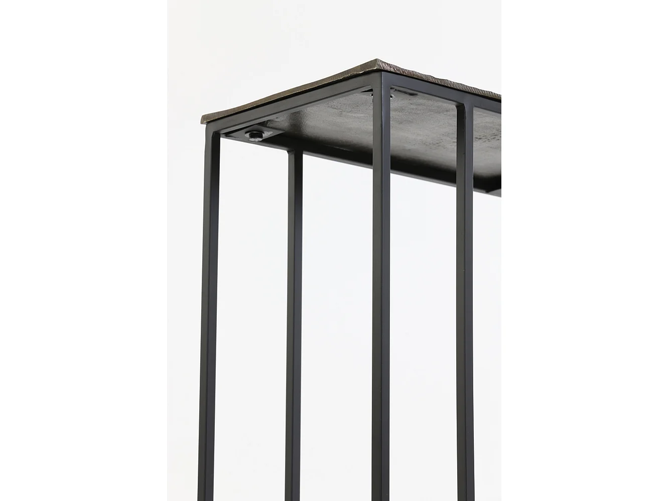 Table d'appoint MACY - 48x26x60cm - Bronze