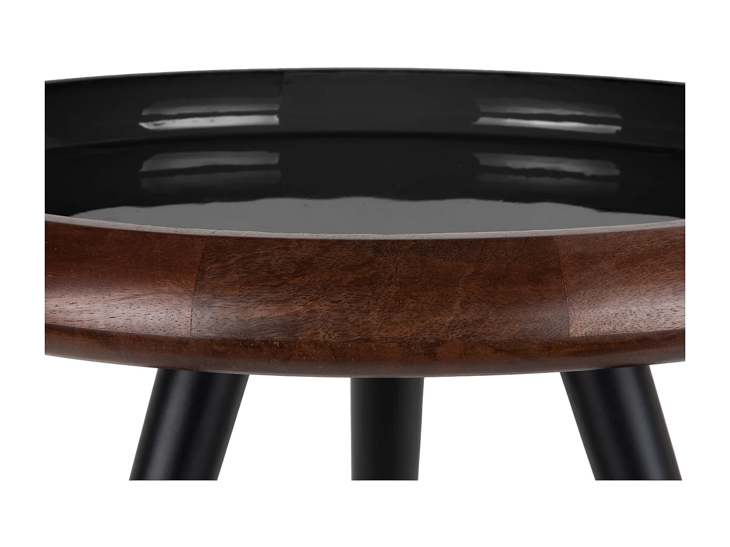 Beistelltisch Tripod - Schwarz - 3er-Set