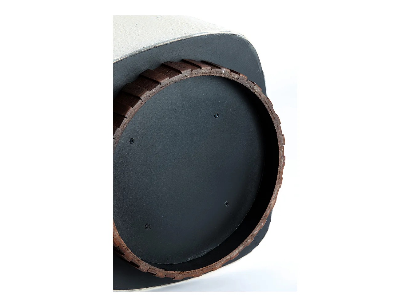 Beistelltisch SEDDON - 37x34x40cm - Weiß