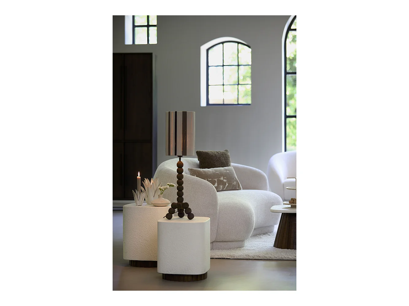 Beistelltisch SEDDON - 37x34x40cm - Weiß