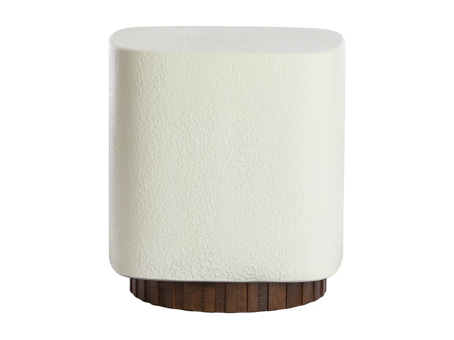 Bijzettafel SEDDON - 37x34x40cm - Wit