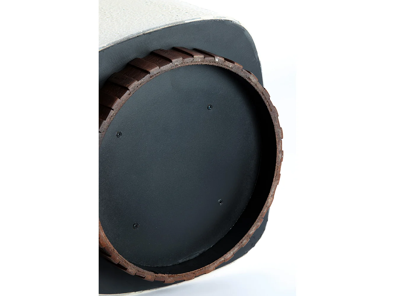 Bijzettafel SEDDON - 37x34x40cm - Wit