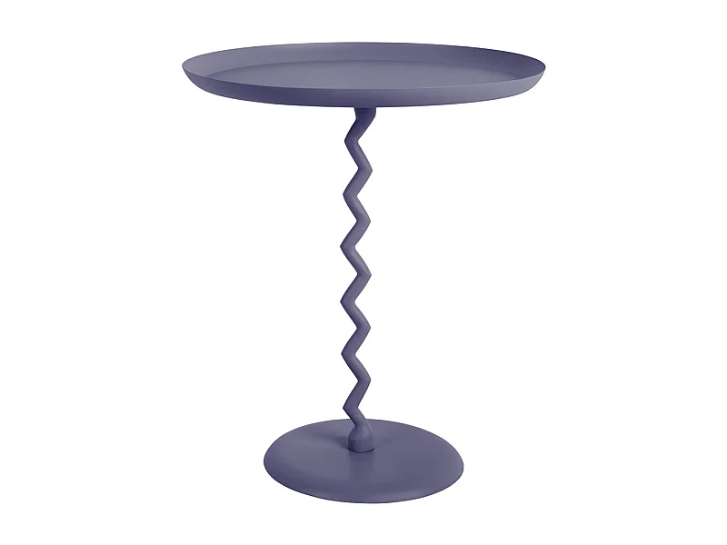 Table d'appoint Zig Zag Large - Bleu nuit