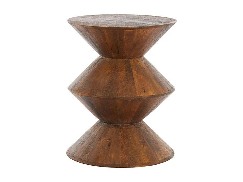 Beistelltisch LARUS - Ø40x50cm - Braun