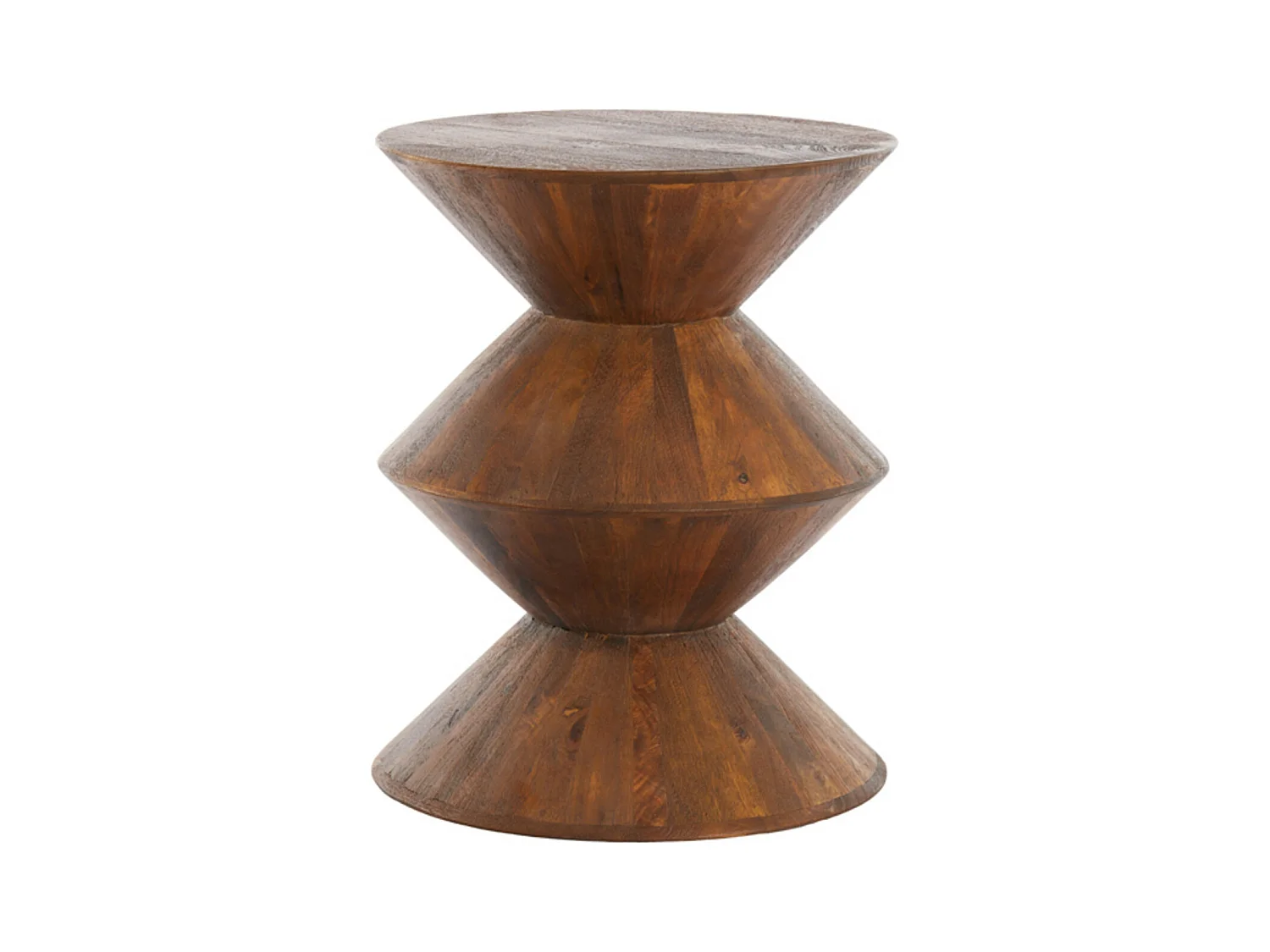 Table d'appoint LARUS - Ø40x50cm - Marron