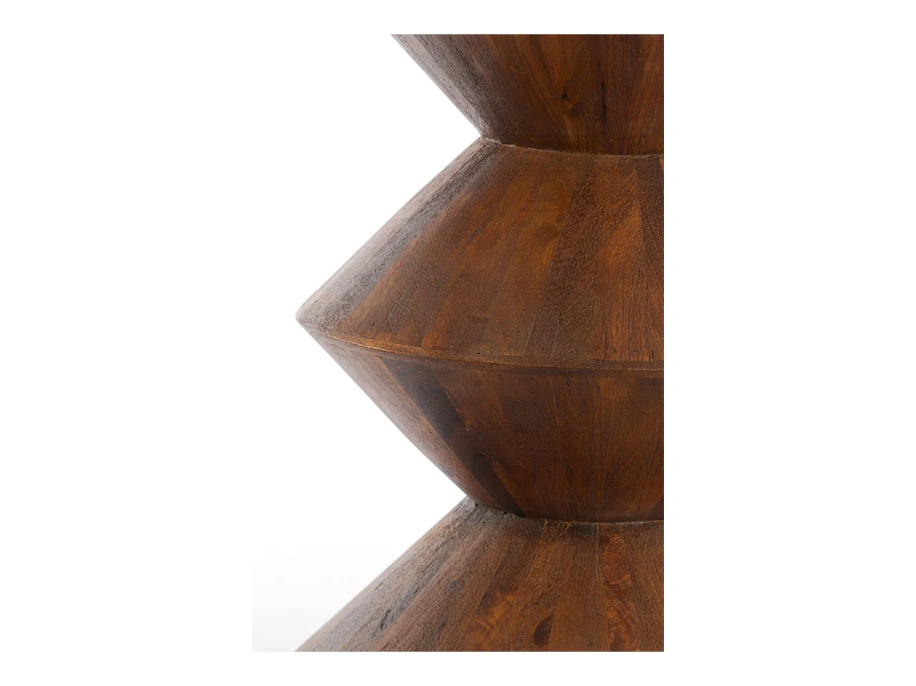 Table d'appoint LARUS - Ø40x50cm - Marron