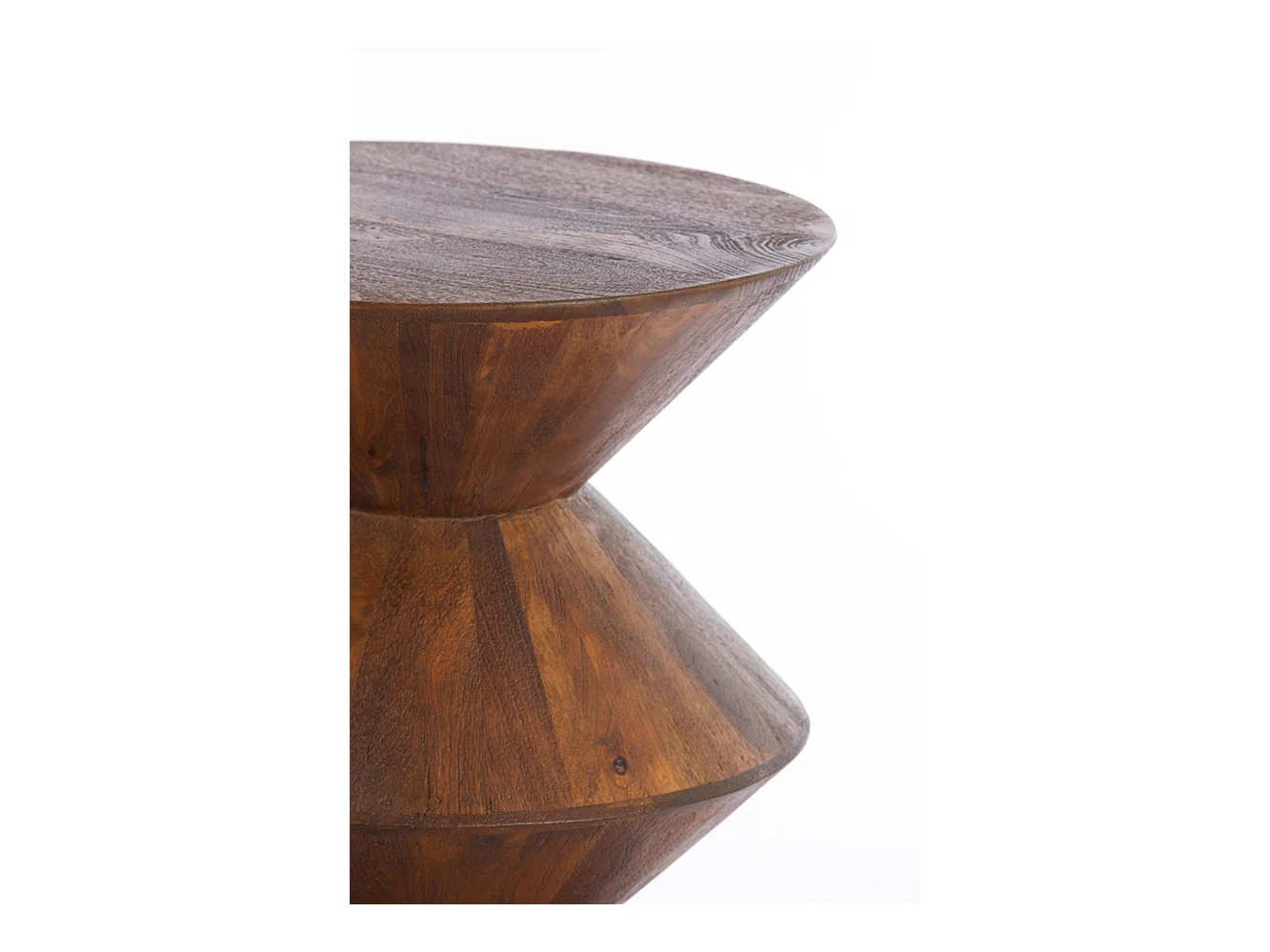 Table d'appoint LARUS - Ø40x50cm - Marron
