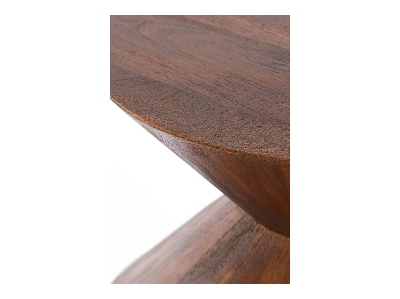 Table d'appoint LARUS - Ø40x50cm - Marron
