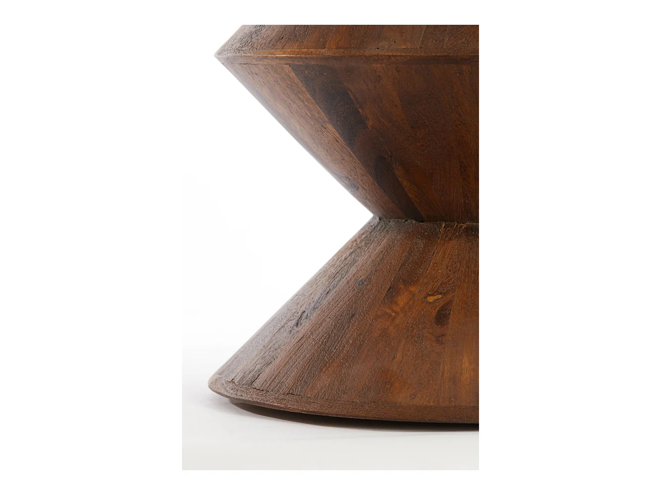 Table d'appoint LARUS - Ø40x50cm - Marron