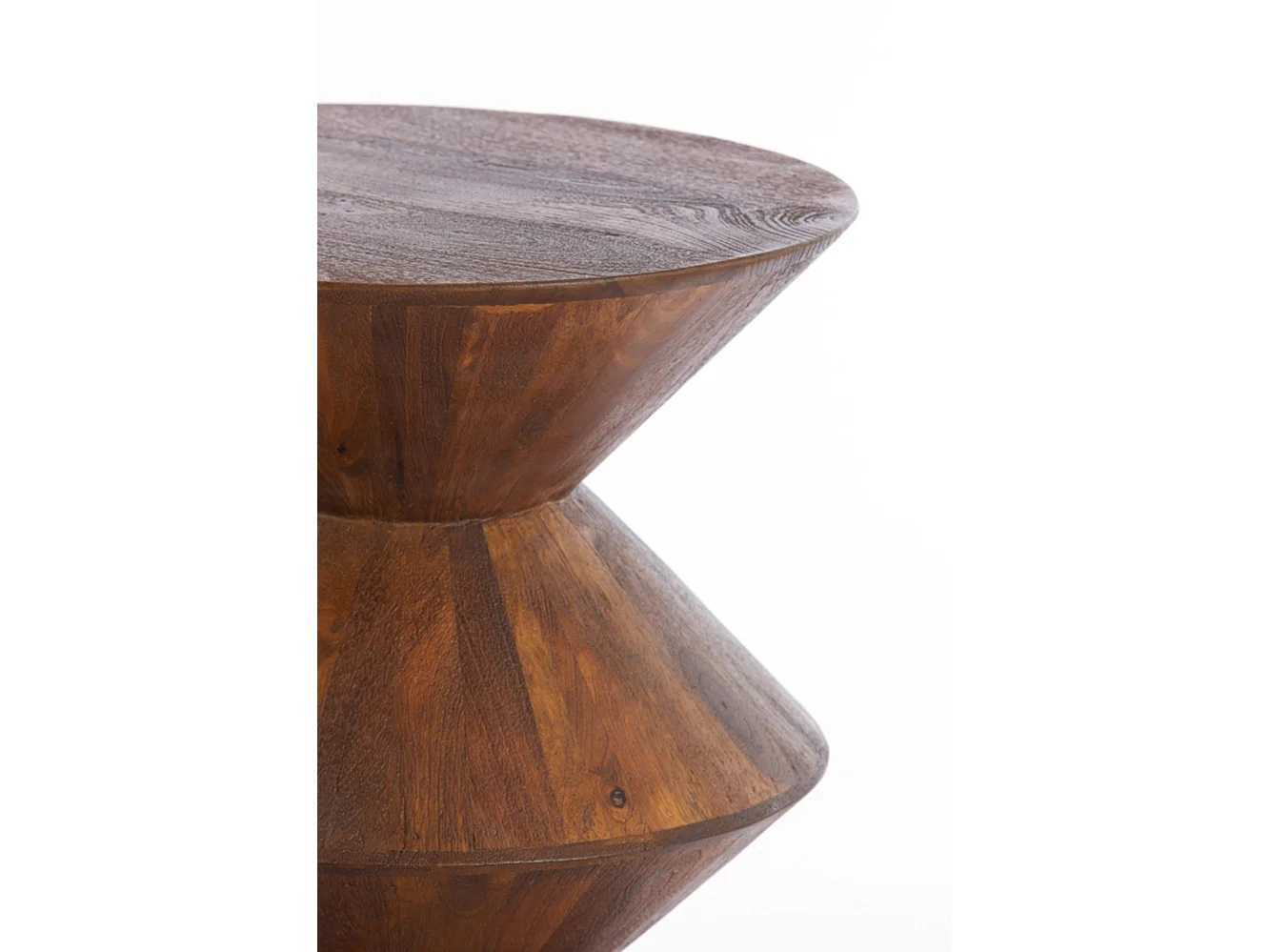Table d'appoint LARUS - Ø40x50cm - Marron