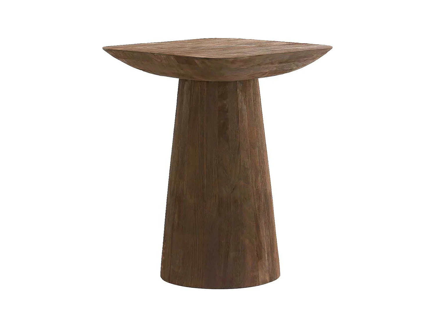 Table d'appoint DEGO - Ø45x59cm - Marron