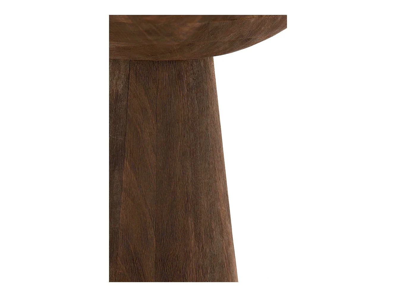Table d'appoint DEGO - Ø45x59cm - Marron