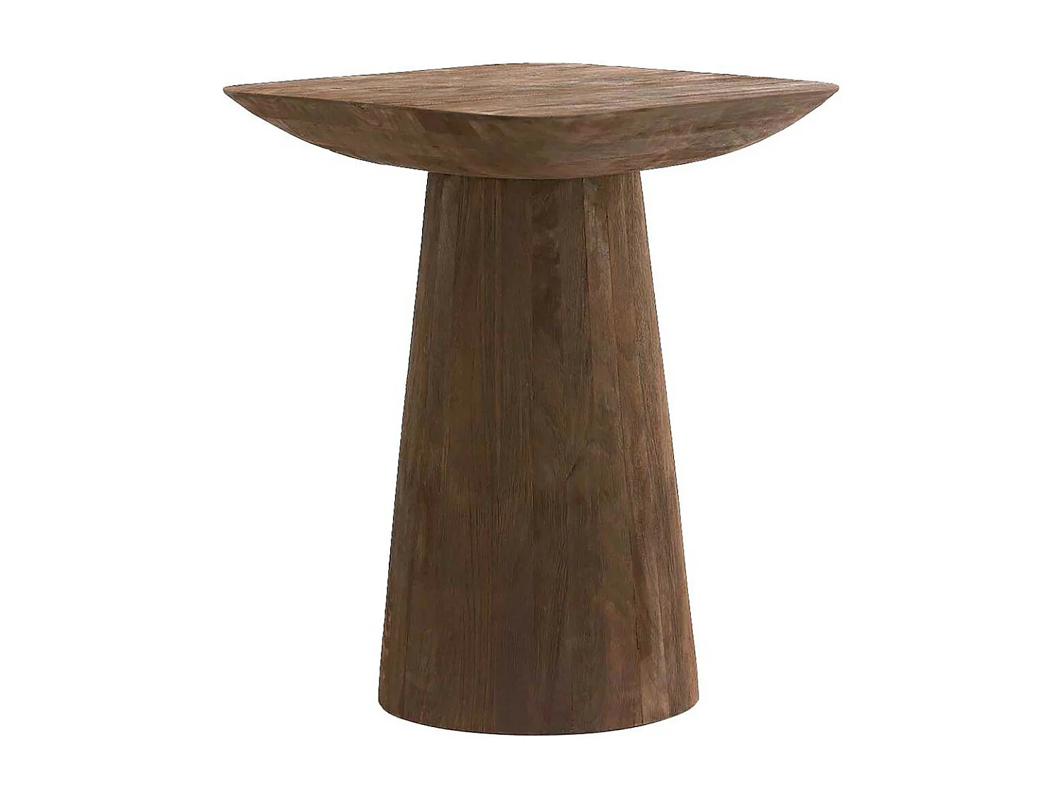 Table d'appoint DEGO - Ø45x59cm - Marron