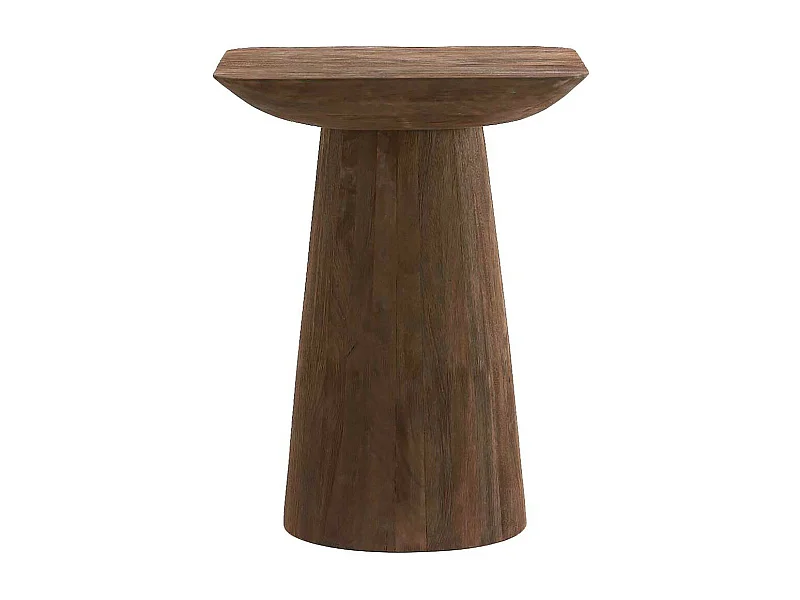 Table d'appoint DEGO - Ø45x59cm - Marron