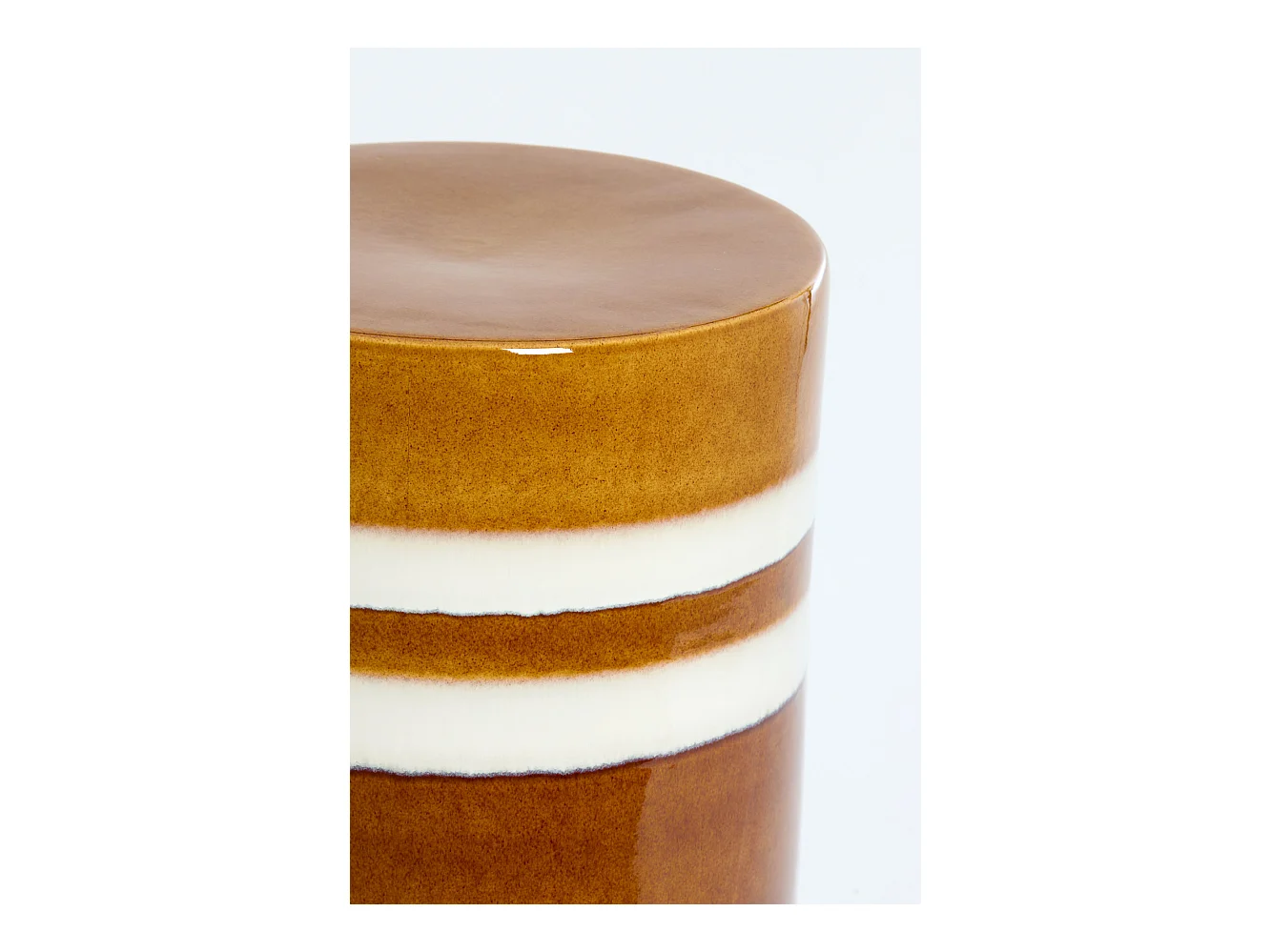 Table d'appoint MOOCA - Ø33x44cm - Marron