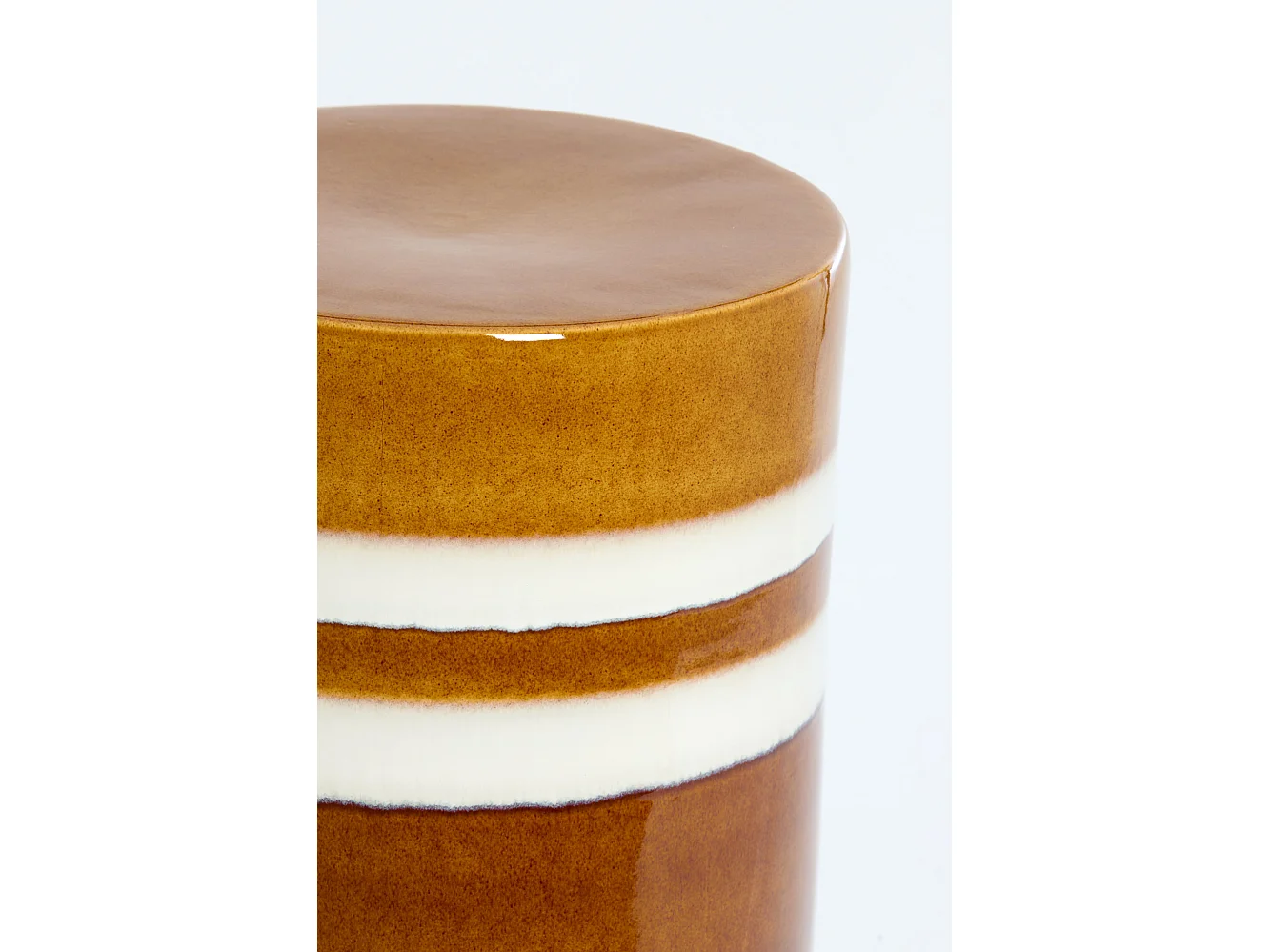 Table d'appoint MOOCA - Ø33x44cm - Marron