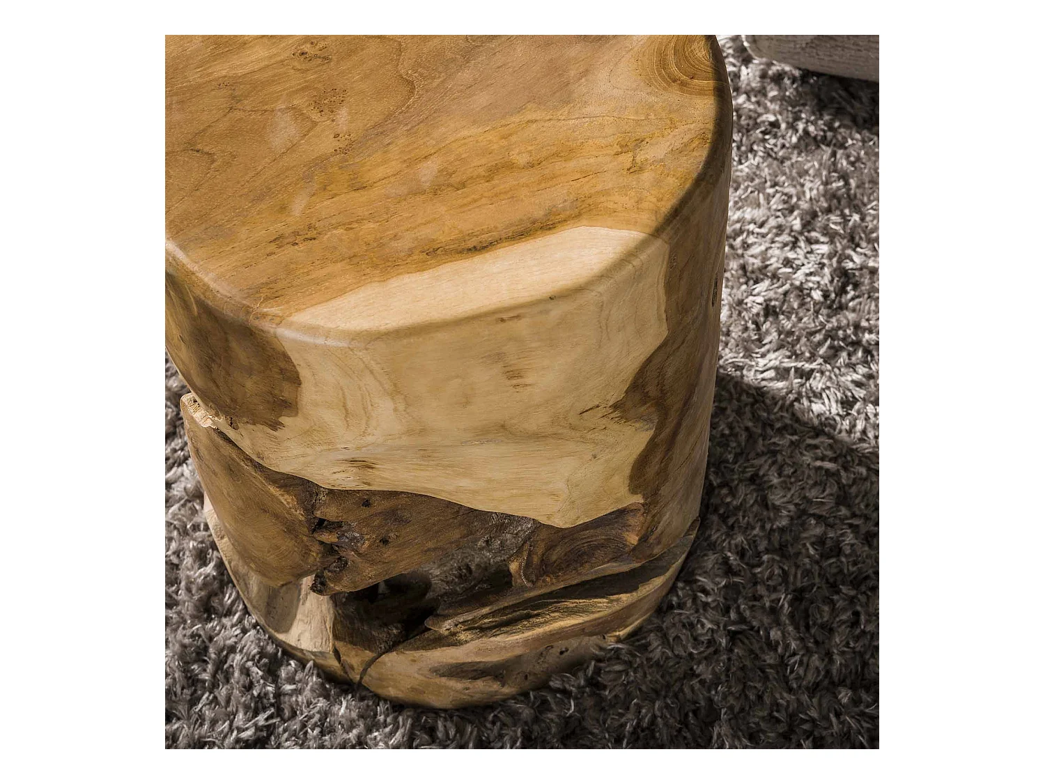 Table d'appoint Natural Line - Bois de teck massif