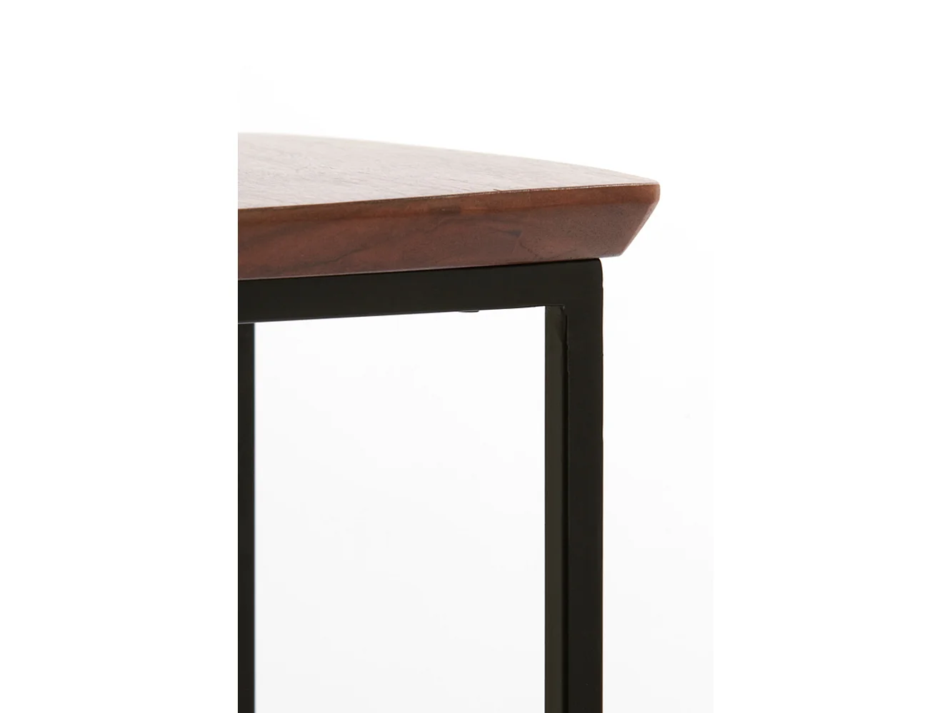 Colonne QUENZA - Ø35x100cm - Marron - Lot de 2