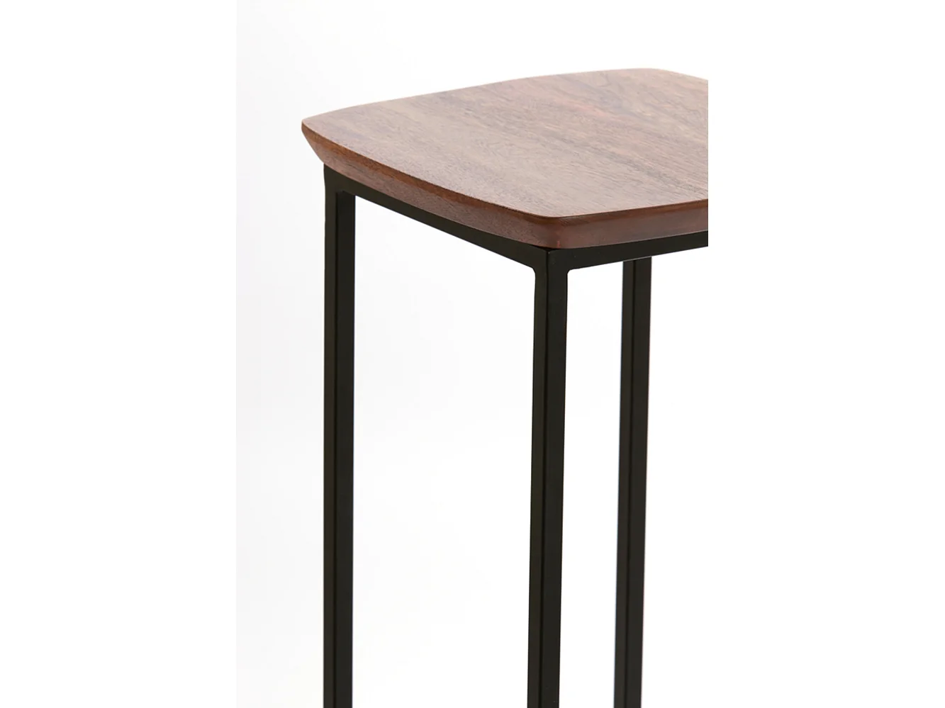 Colonne QUENZA - Ø35x100cm - Marron - Lot de 2