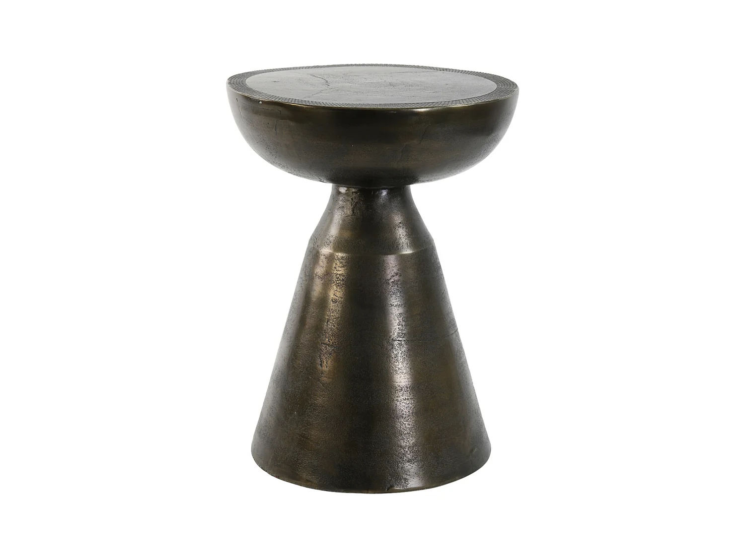 Table d'appoint PASJA - Ø39,5x53cm - Bronze