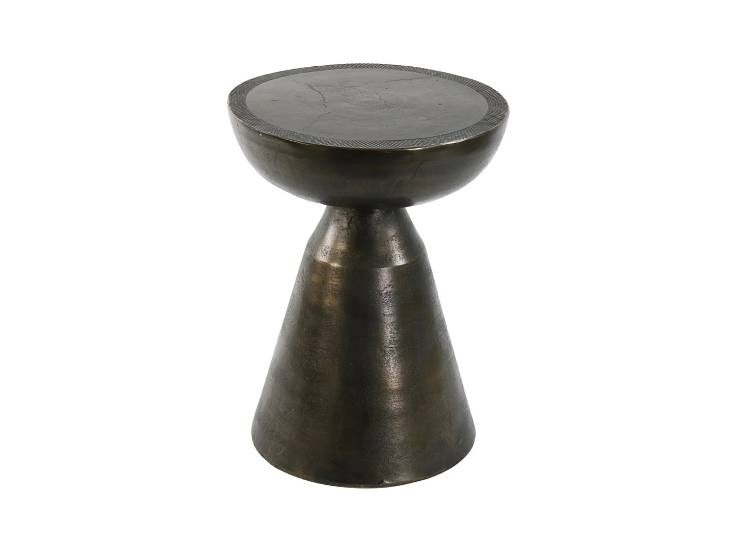 Table d'appoint PASJA - Ø39,5x53cm - Bronze